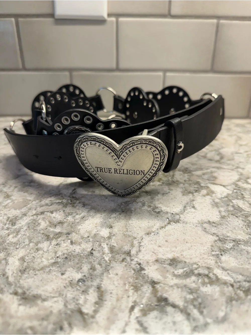 True Religion Woman M Heart Belt